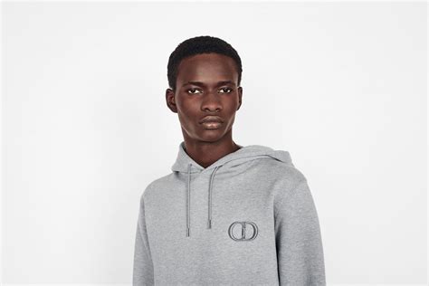 christian dior hoodie grey|christian dior hoodie men's.